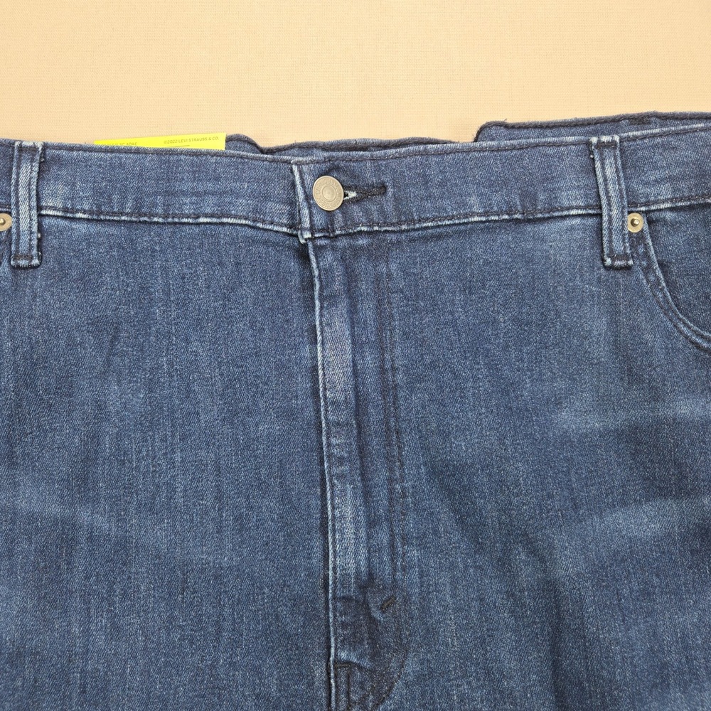 Levi's Jeans 502 Taper Flex Stretch Medium Wash Blue Mens 48x34 - Picture 7 of 16